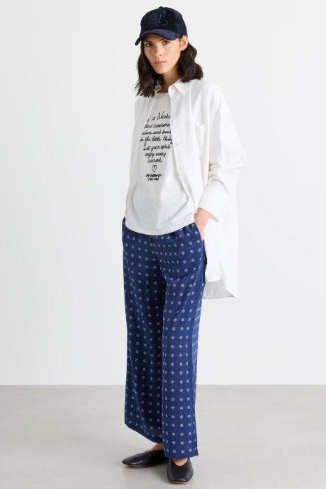 T-shirt con ricamo - Intrend