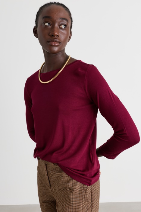 Three-Quarter-Sleeve T-shirt - Intrend