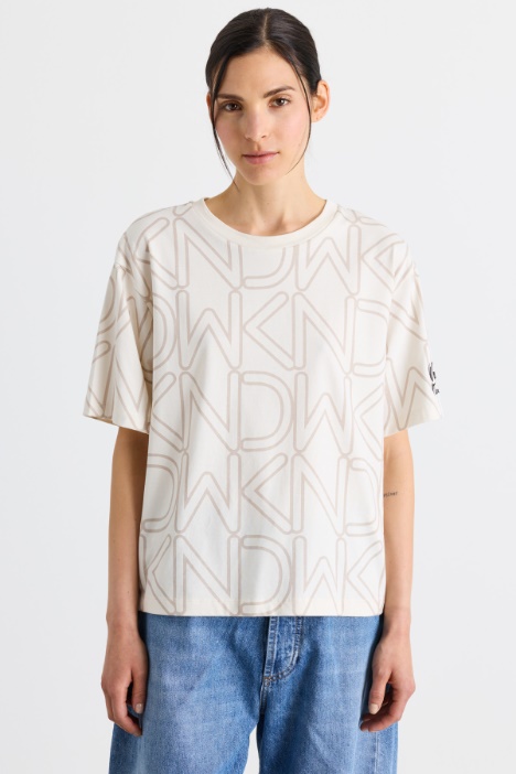 T-shirt boxy imprimé - Intrend
