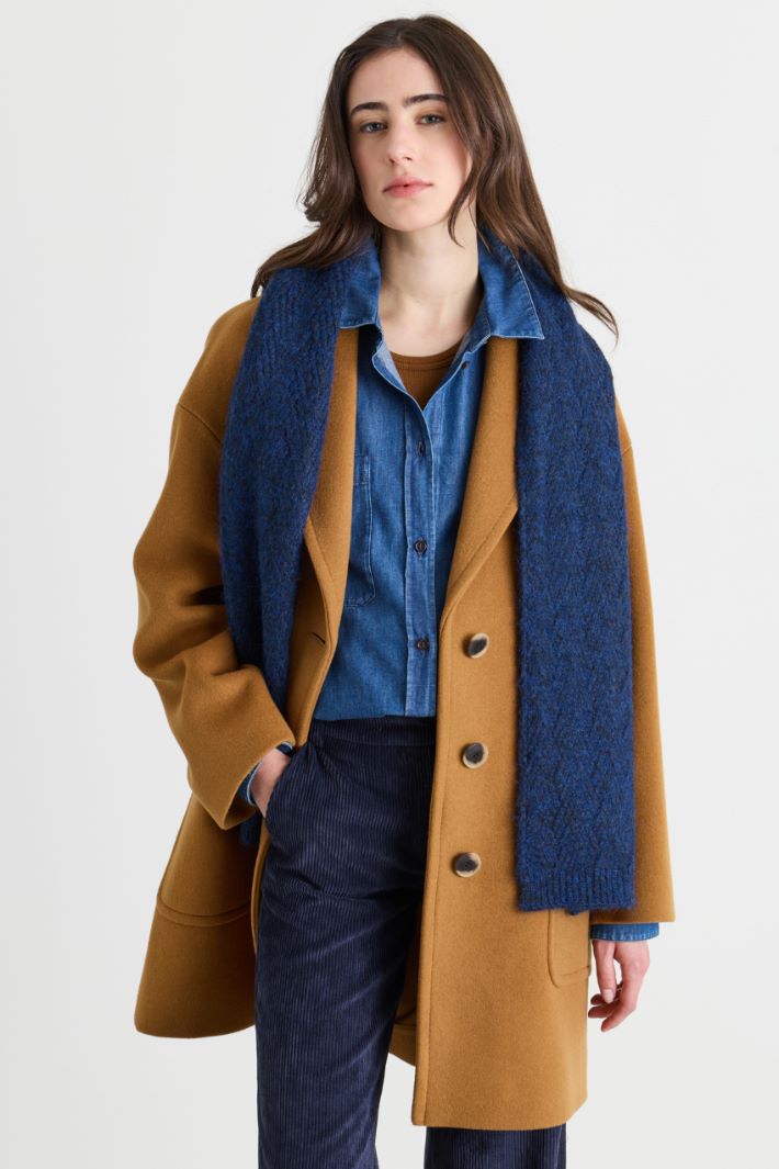 Wool-blend coat - CAMEL - Intrend - 2
