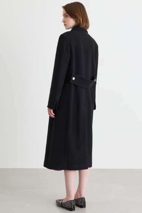 Cappotto doppiopetto in lana double