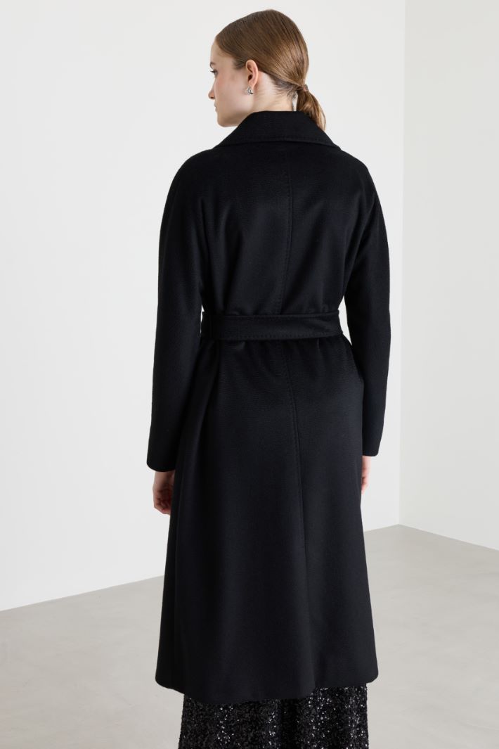 Wickelmantel aus Drap - SCHWARZ - Intrend - 4