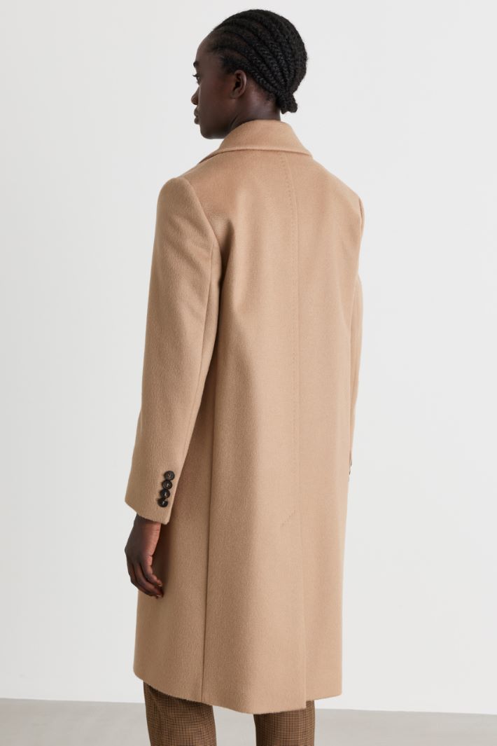 Belted Drap Coat - CAMEL - Intrend - 4