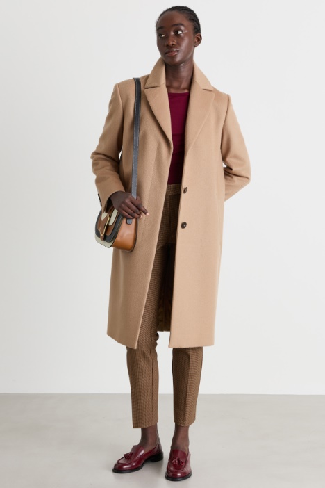Belted Drap Coat - Intrend