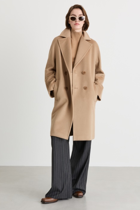 Double-Breasted Drap Coat - Intrend