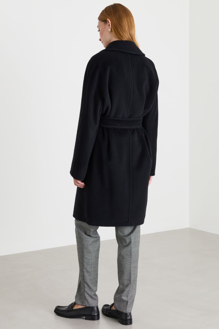 Beaver robe coat - BLACK - Intrend - 4