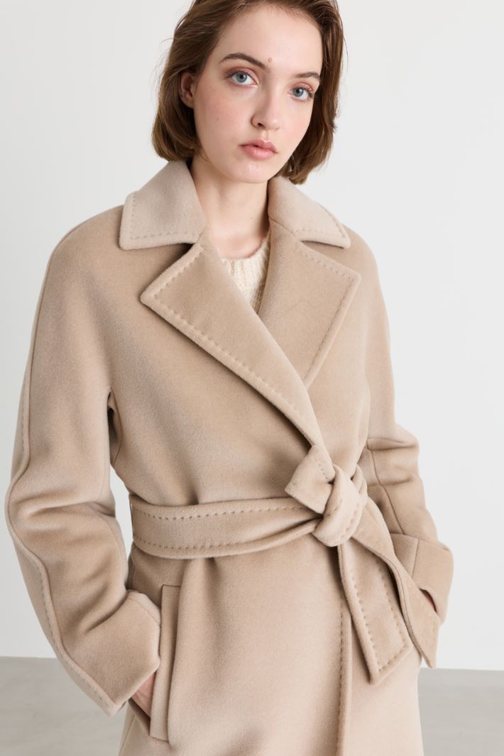 Beaver robe coat - BEIGE - Intrend - 3