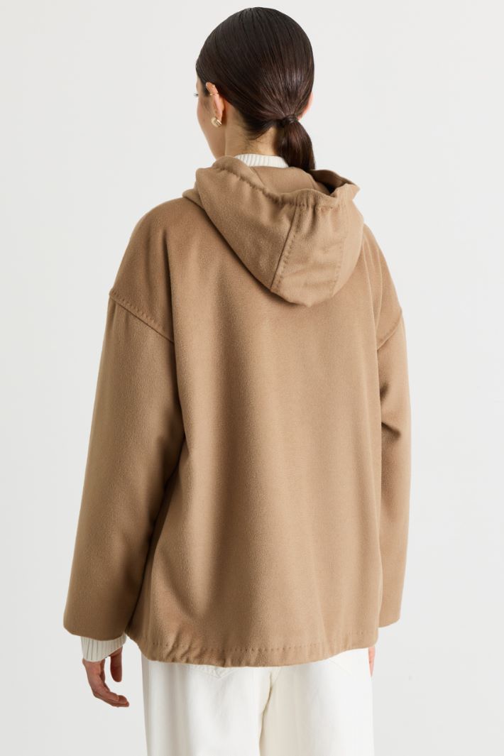 Hooded Jacket - CAMEL - Intrend - 5