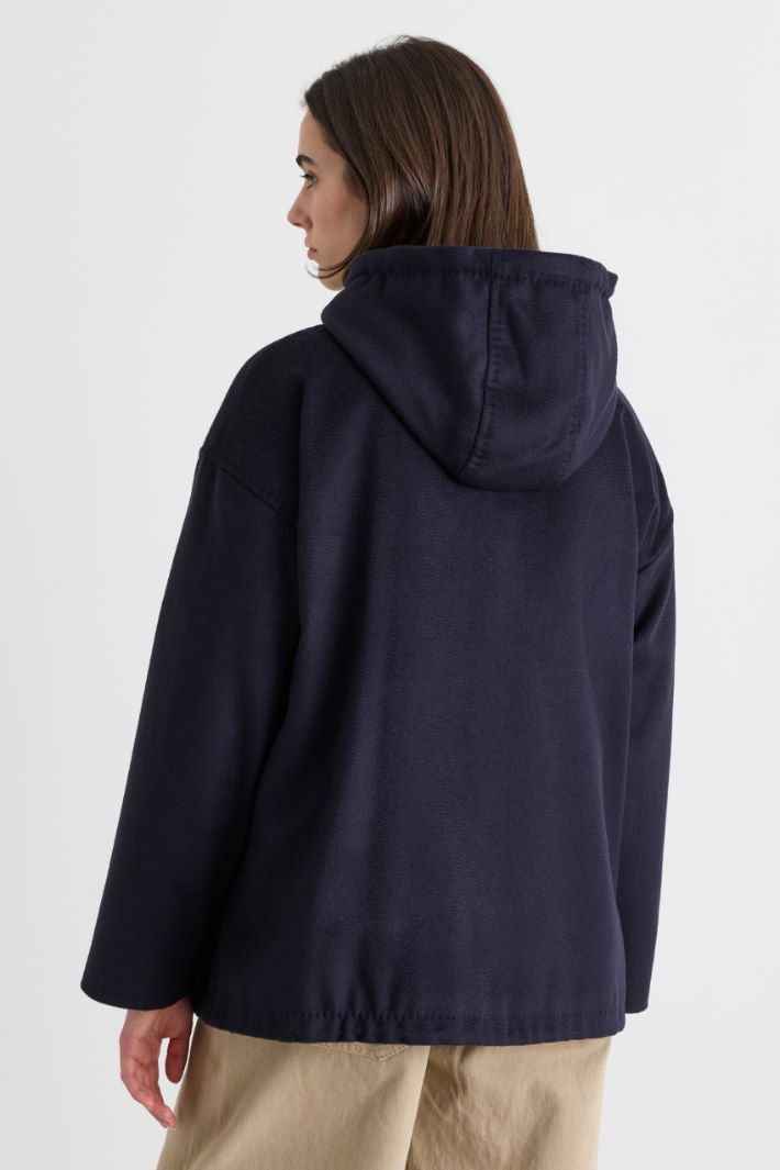 Veste à capuche - BLEU - Intrend - 4