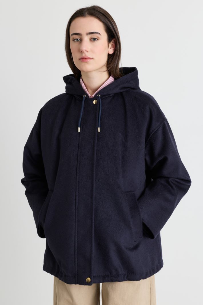 Veste à capuche - BLEU - Intrend - 3