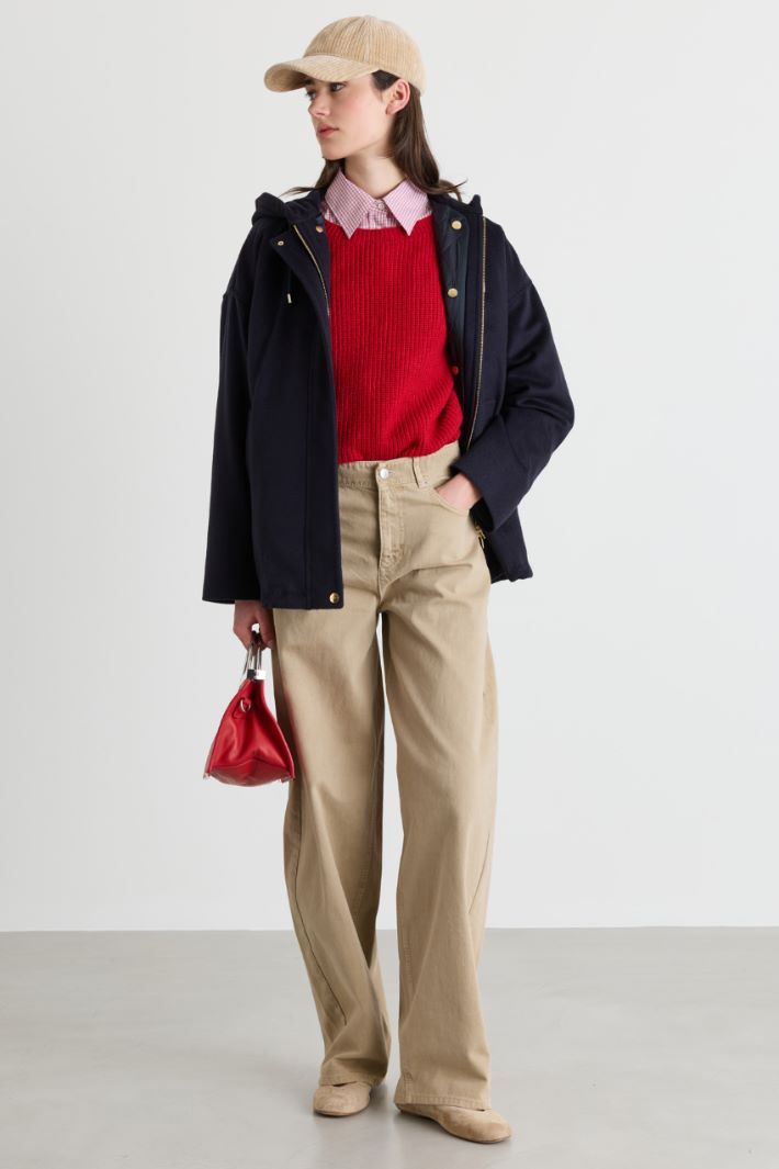 Veste à capuche - BLEU - Intrend
