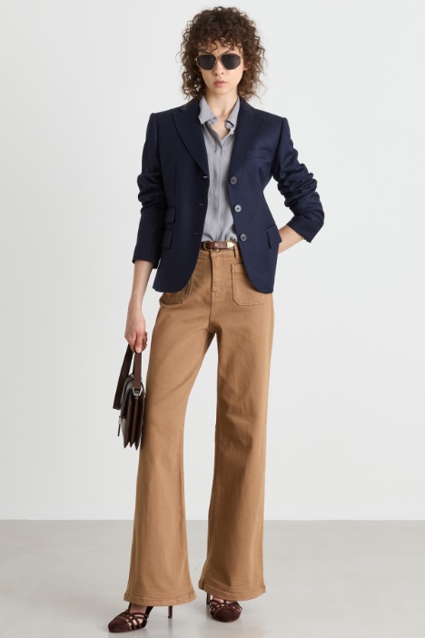 Giacca in flanella con tasche asimmetriche - Intrend