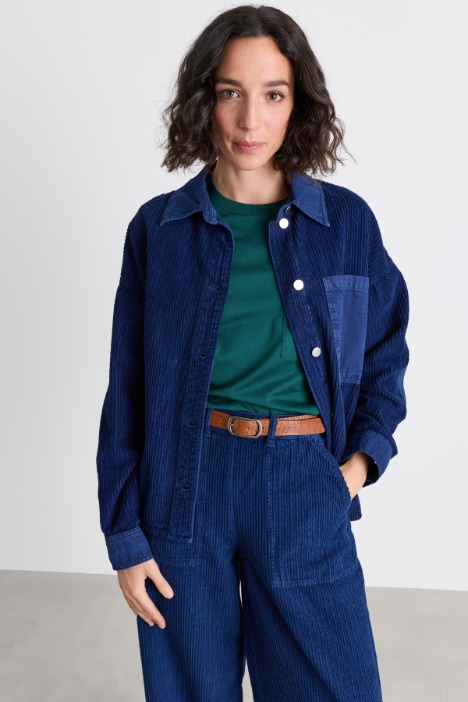 Cotton Corduroy Overshirt - Intrend