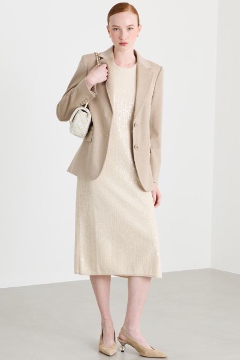 Blazer de drap de lana - Intrend