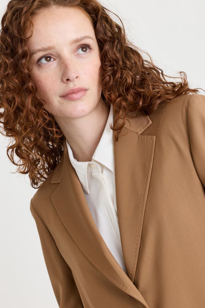 Canvas Blazer - CAMEL - Intrend - 3