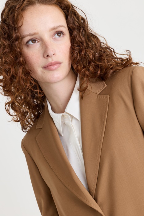 Blazer in tela di pura lana