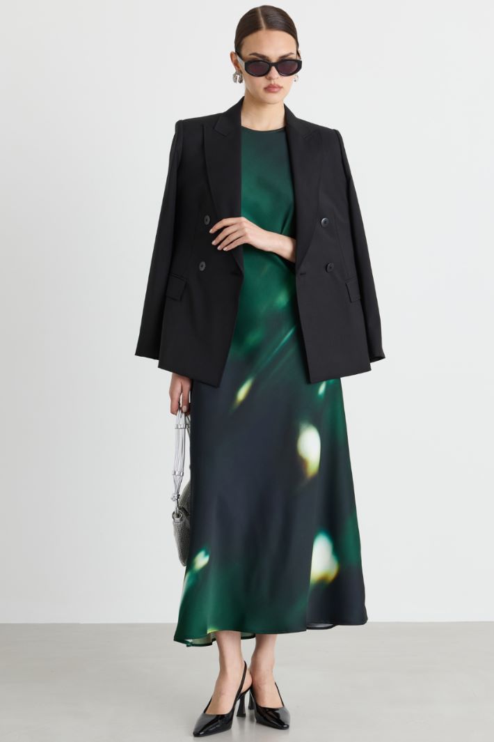 Double-breasted blazer - BLACK - Intrend