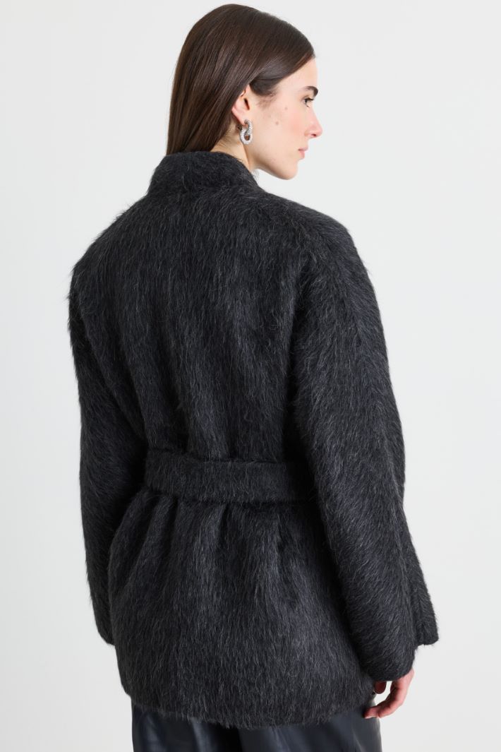 Veste ceinturée - NOIR - Intrend - 4