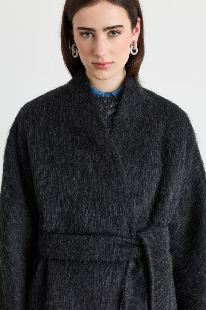 Veste ceinturée - NOIR - Intrend - 3
