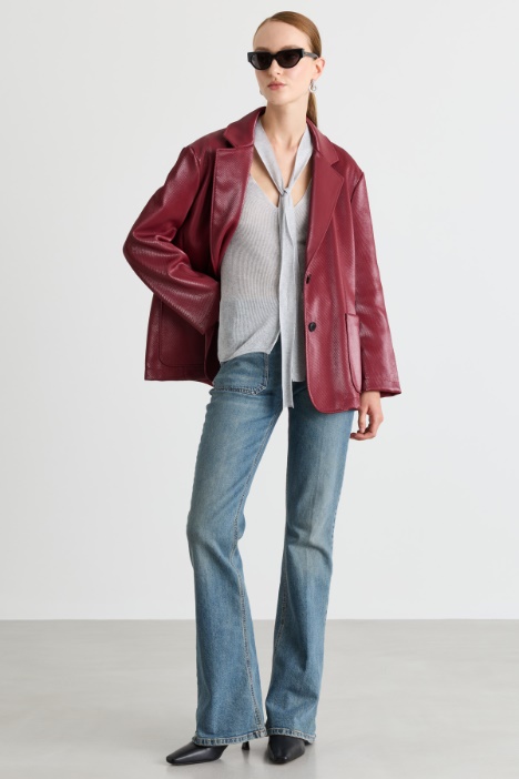 Blazer dal finish lucido - Intrend
