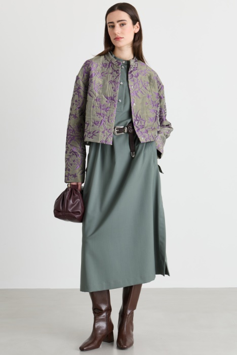 Giacca jacquard matelassé - Intrend