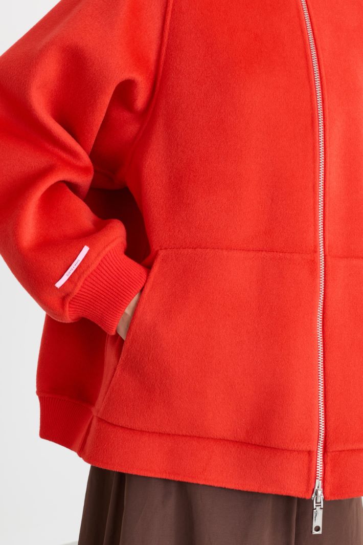 Hooded blouson - ORANGE - Intrend - 3