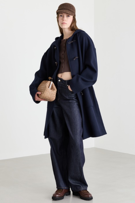 Wool-Blend Duffle Coat - Intrend