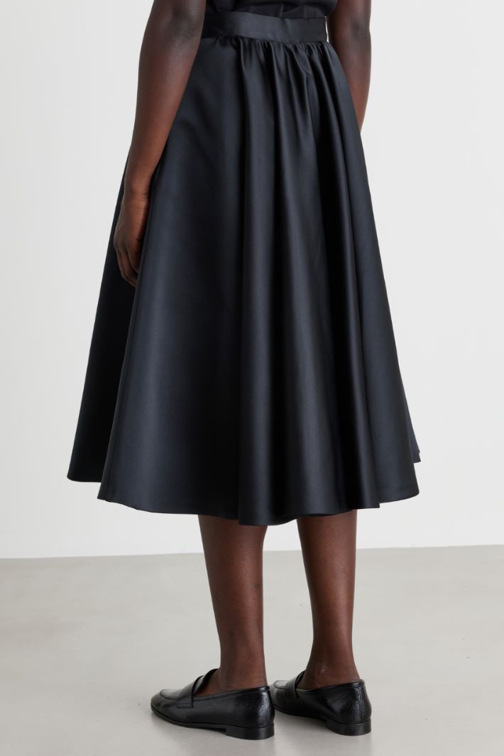 Duchesse corolla skirt - BLACK - Intrend - 4