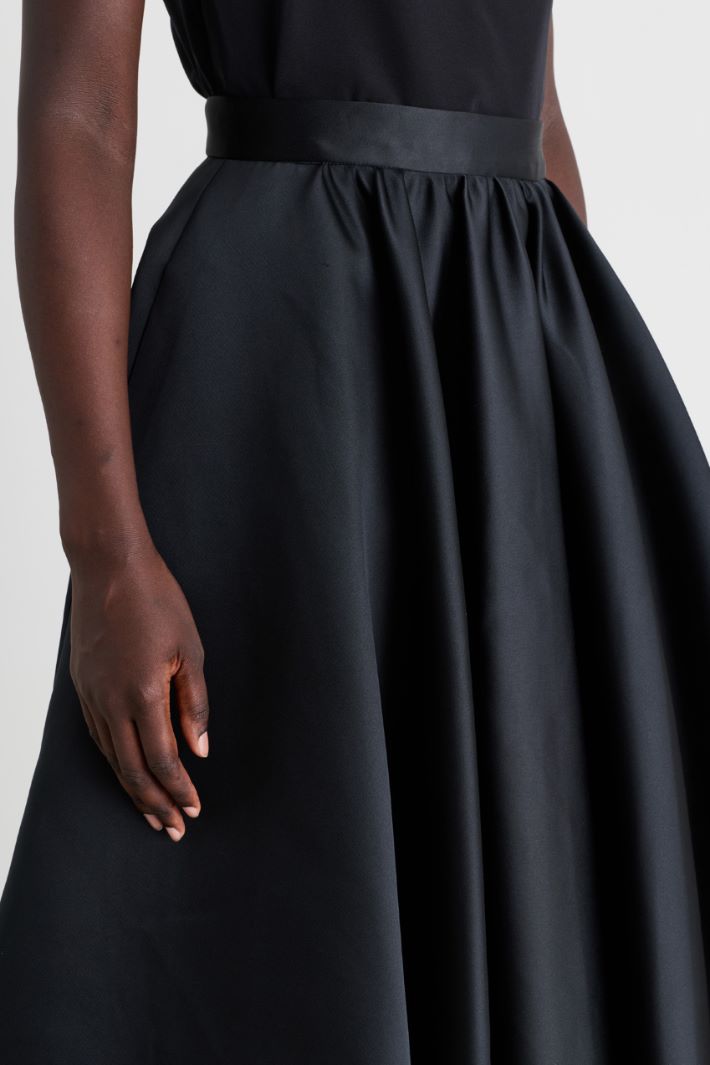 Duchesse corolla skirt - BLACK - Intrend - 3