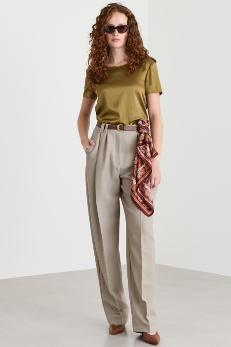 Top in raso di seta stretch - Intrend