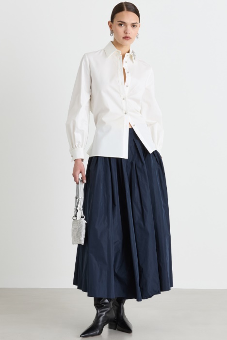 Camicia con dettaglio cut-out arricciato - Intrend