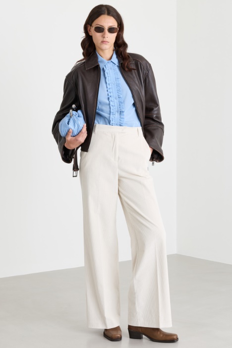 Blusa con volantes - Intrend