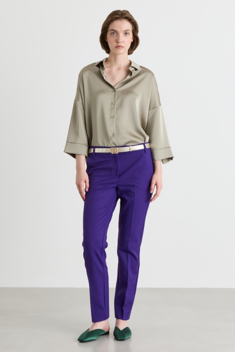 Blusa in raso fluido - Intrend