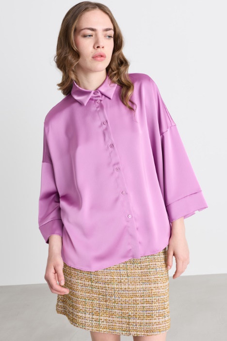 Blusa in raso fluido - Intrend