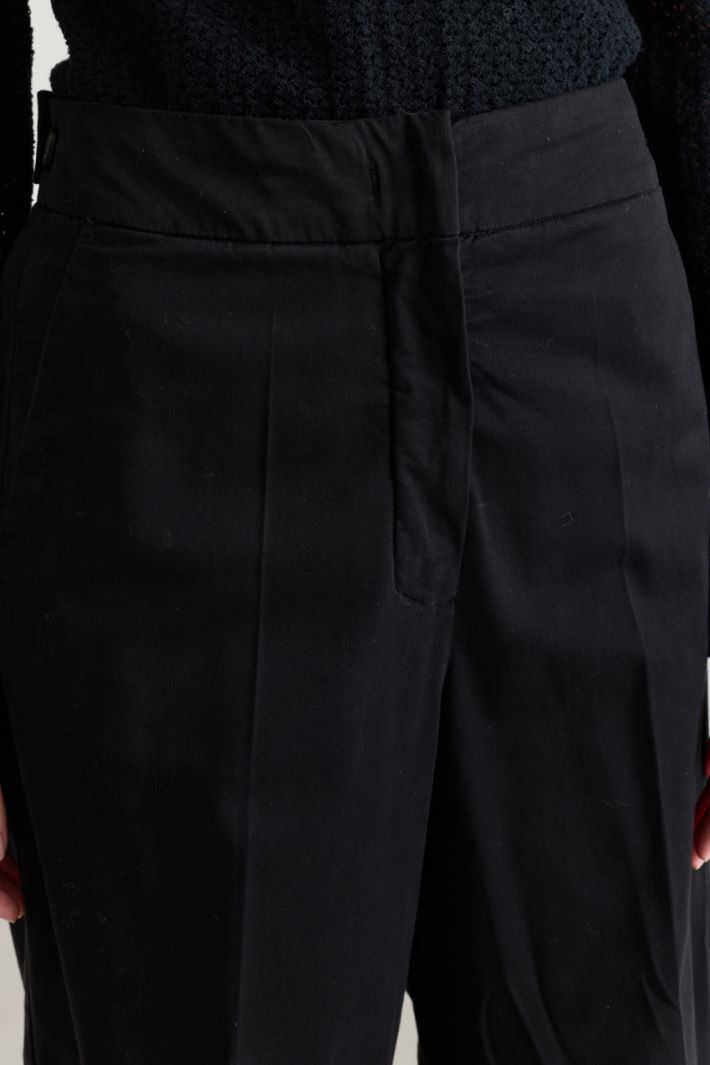 Pantalone in raso - NERO - Intrend - 3