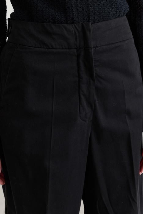 Pantalone in raso di cotone