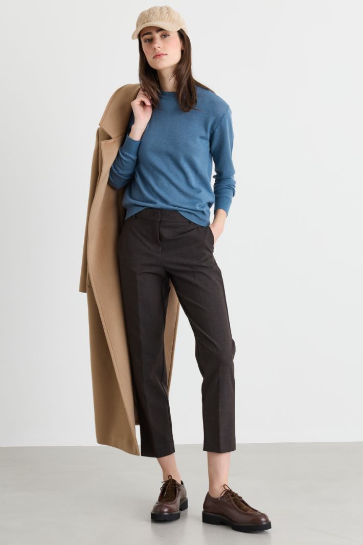 Zigarettenhose - GRAU - Intrend