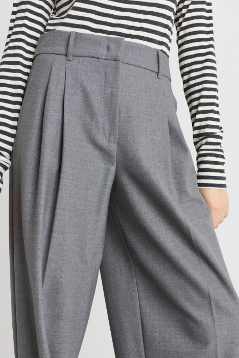 Pantalone in saglia di lana