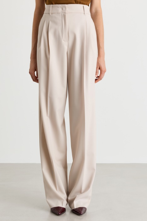 Pantalone in saglia di lana