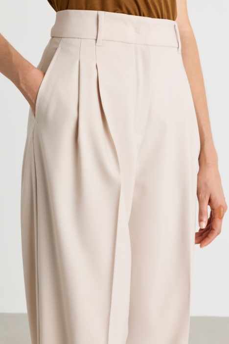 Pantalone in saglia di lana
