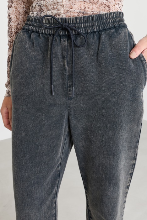 Pantalone in broken twill