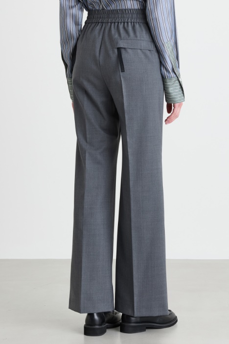 Pantalone jogger in misto lana