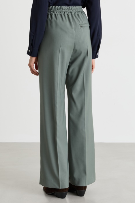 Pantalone jogger in misto lana