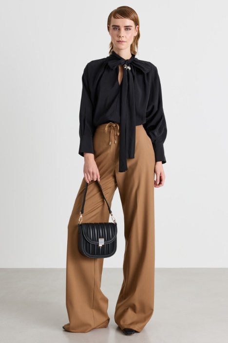 Stretch-wool joggers - Intrend