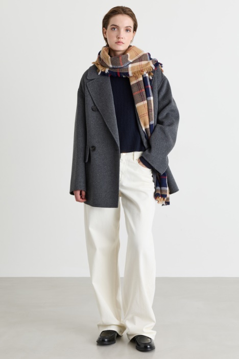 Wide-leg bull denim trousers - Intrend