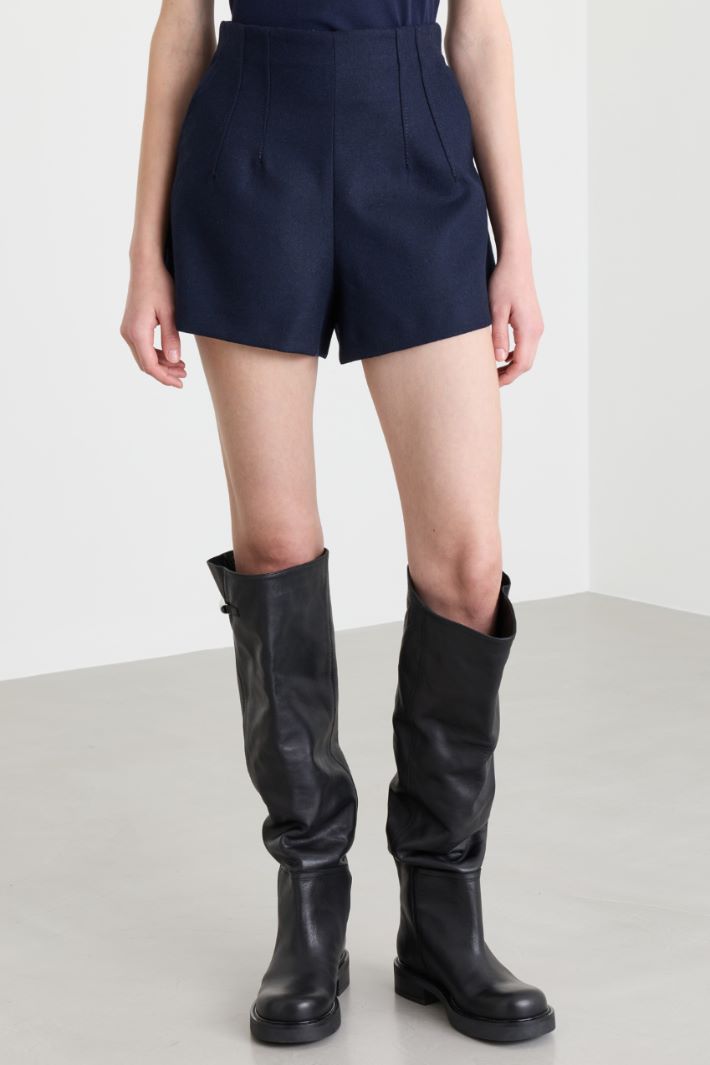 Shorts in panno - BLU - Intrend - 2