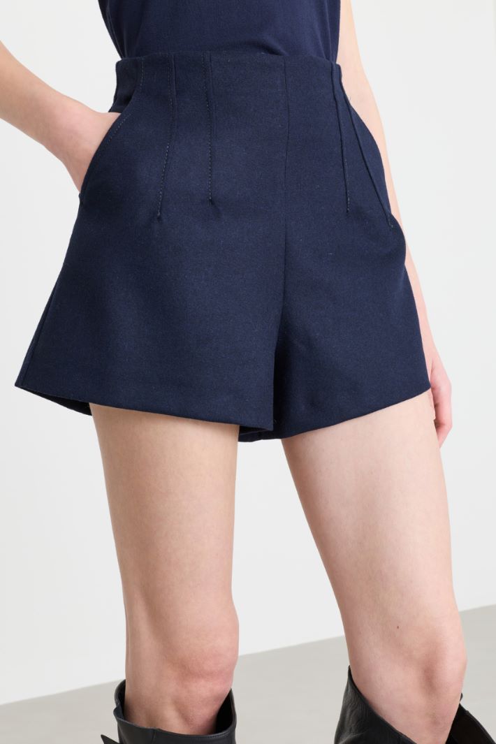 Shorts in panno - BLU - Intrend - 3