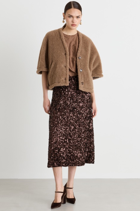 Top boxy in shantung - Intrend
