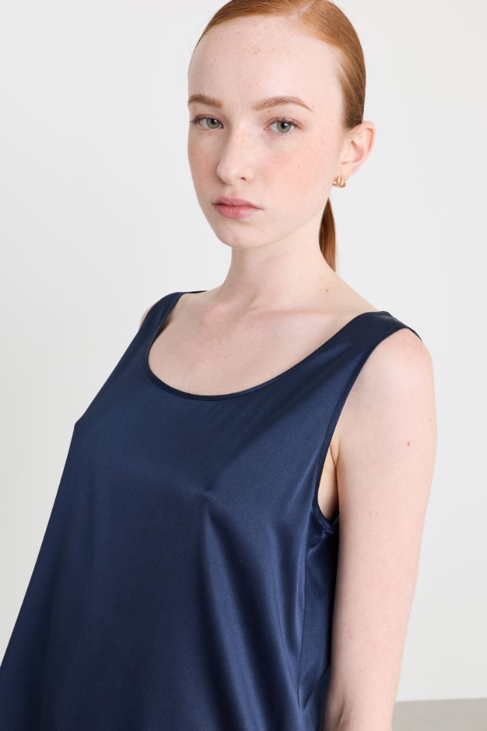 Top in raso - BLU - Intrend - 3