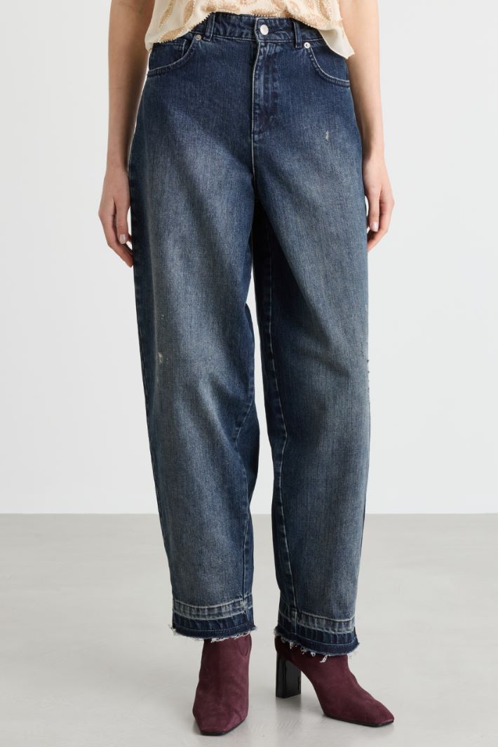 Jean barrel - BLEU - Intrend - 2